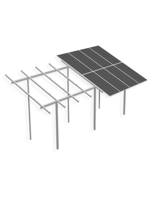 Konstrukcja gruntowa dwupodporowa 2x4 pion Bifacial Energy5